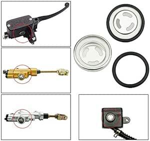 COOLBOTANG ブレーキフルード確認窓 5個セット 18mm マスターシリンダー 高品質 サイトグラス ブレーキフルード サ_画像6