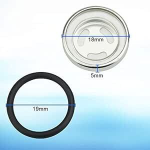 COOLBOTANG ブレーキフルード確認窓 5個セット 18mm マスターシリンダー 高品質 サイトグラス ブレーキフルード サ_画像2