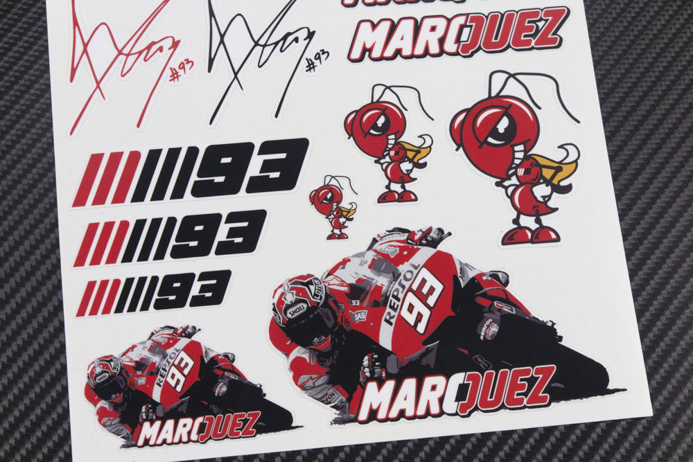 MARC MARQUEZ 93 HRC GAS MOTO GP Repsol マルクマルケス ステッカー シール デカール セット_画像3