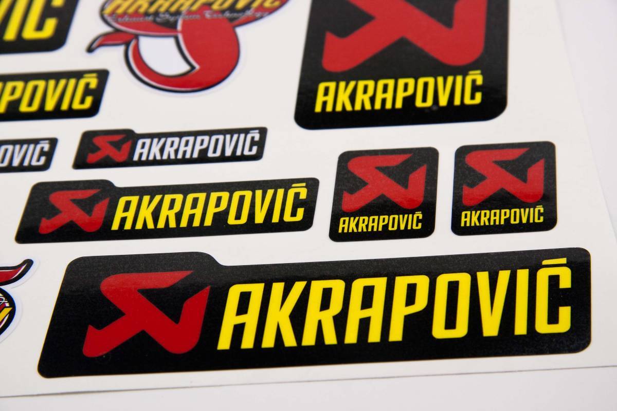 AKRAPOVIC Decal set アクラポビッチ ステッカー シール セット_画像2