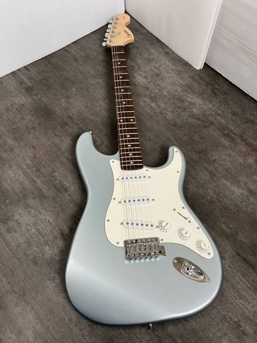 FENDER/フェンダー Squier/スクワイヤー STRATOCASTER/ストラトキャスター 全長約100㎝ 弦高約3㎜ エレキギター 簡易動作確認済 現状お渡しの画像1