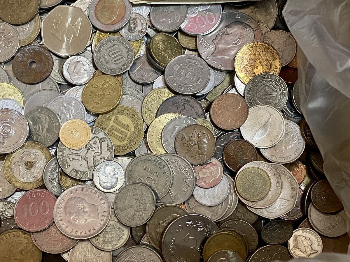 外国コイン 14.1kg 大量 海外外国銭 硬貨 の画像4