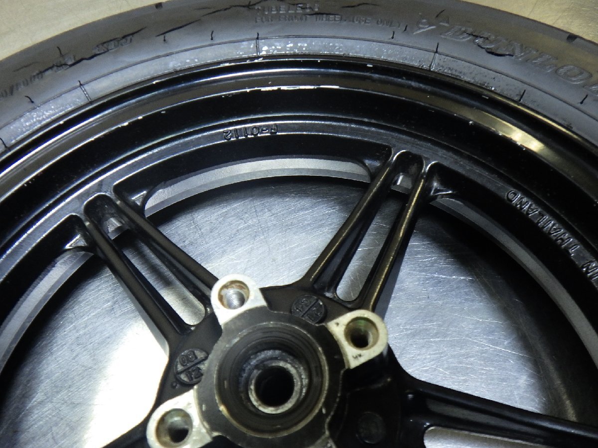 KSR110 aluminium front wheel 12x2.50, beautiful,5ps.@ spoke, paint *KL110D