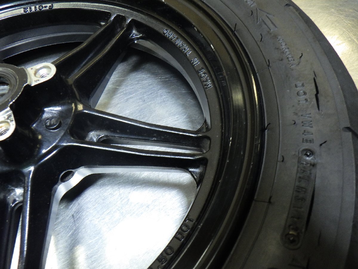 KSR110 aluminium front wheel 12x2.50, beautiful,5ps.@ spoke, paint *KL110D
