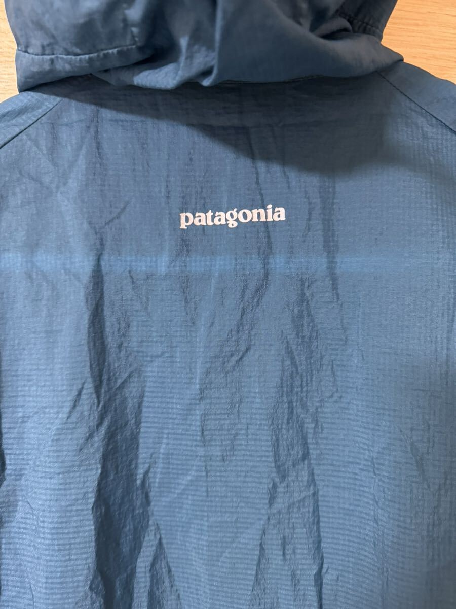 【美品】パタゴニア フーディニ XS ブルー ナイロンジャケットの画像7