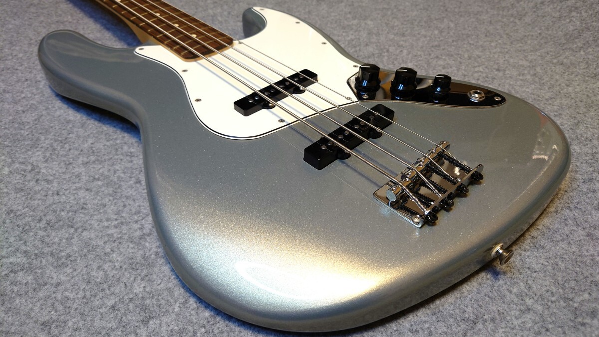 Fender Player Jazz Bass Silver 2021年メキシコ製 中古美品 フェンダー プレイヤー ジャズベース シルバー エレキベースの画像1