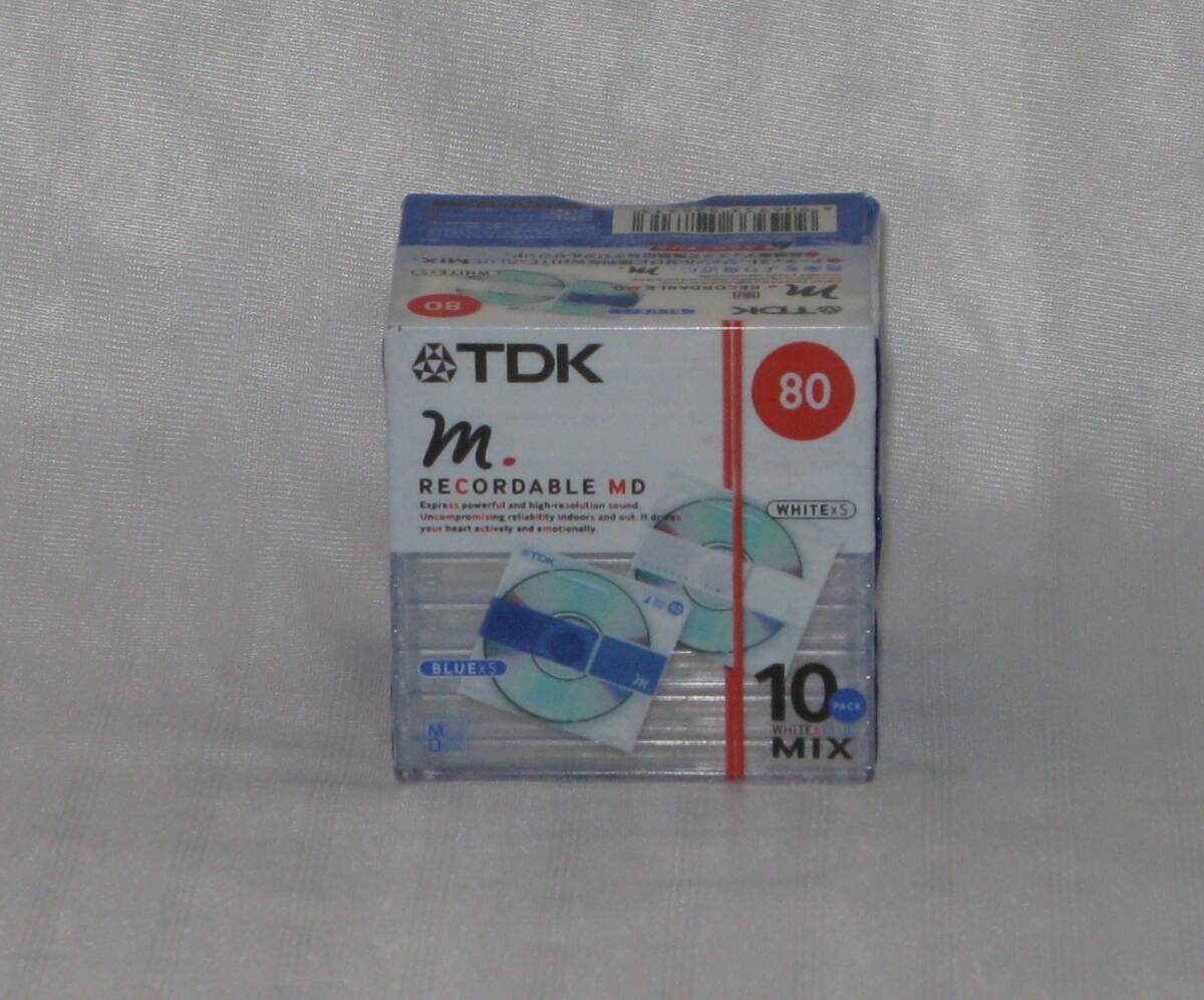 未使用 未開封 TDK m. MD mini DISK 80分 10枚パック+ビクターCLEAR80 11枚セット 日本製 希少 レア_画像4