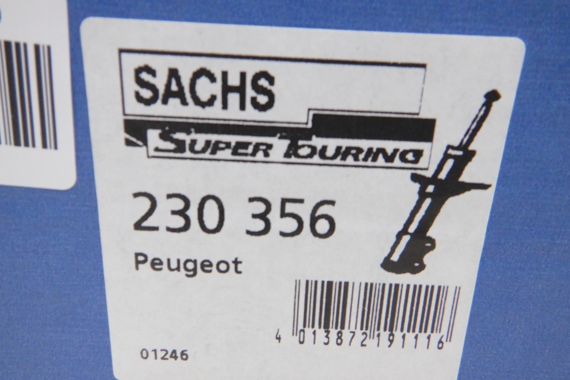 SACHS shock absorber dumper 1 pcs 230 356 Peugeot 206 2.0 S16 front one side 