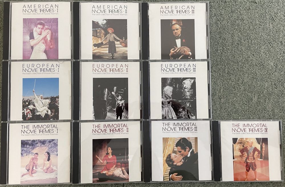 懐かしの映画音楽大全集 10枚組 CD BOX 180曲 CBSソニー FPBA-7603 の画像2