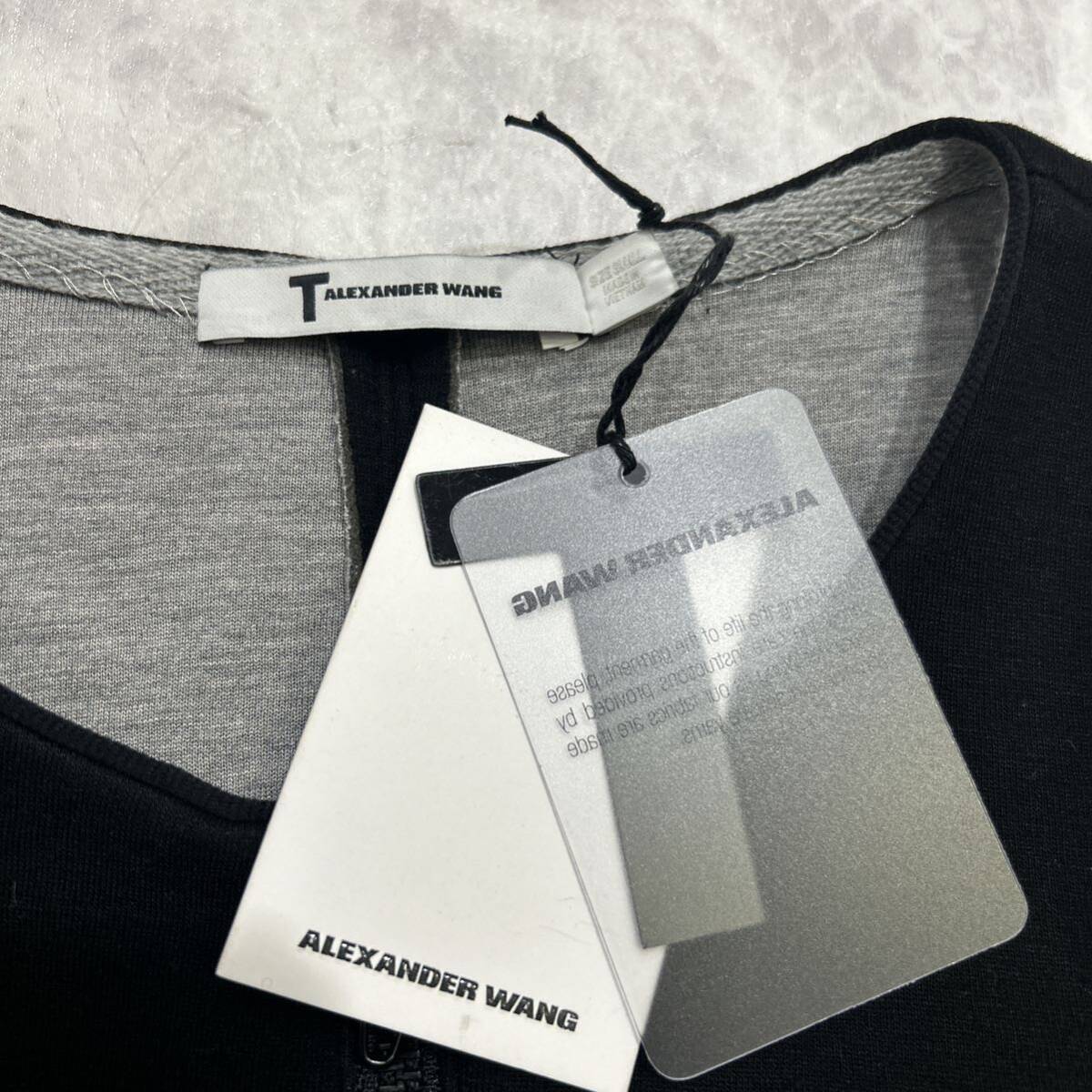 G # не использовался \' ощущение роскоши избыток \' T by ALEXANDER WANG Alexander one высокое качество передний ZIP безрукавка / туника One-piece S женщина одежда 