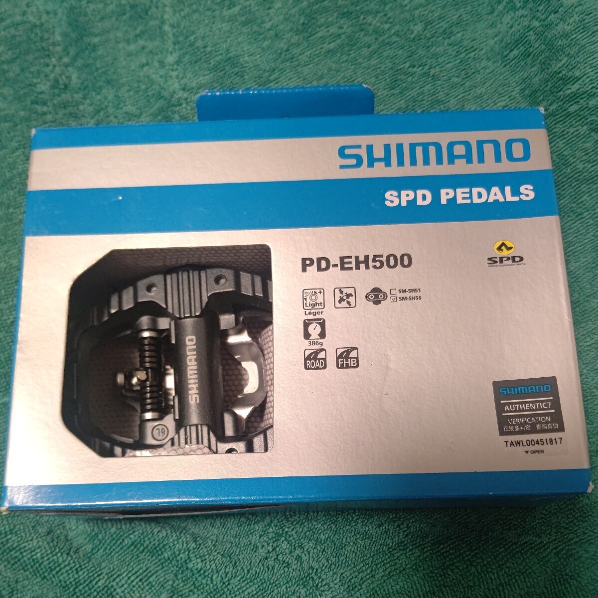 【ペダルい 】シマノ SHIMANO SPDペダルPD-EH500 片面SPD 片面フラット SMSH56クリート付属 EPDEH500 ビンディングペダル ロード クロスMTBの画像1