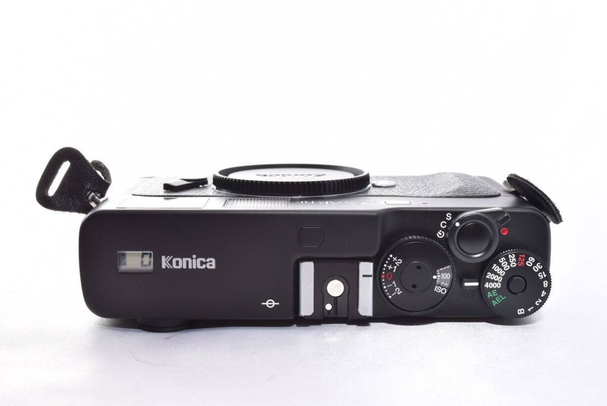 ★奇跡の新品級★Konica コニカ Hexar ヘキサー RF Black 35mm Rangefinder Film Camera ★元箱付き★ #d113の画像7