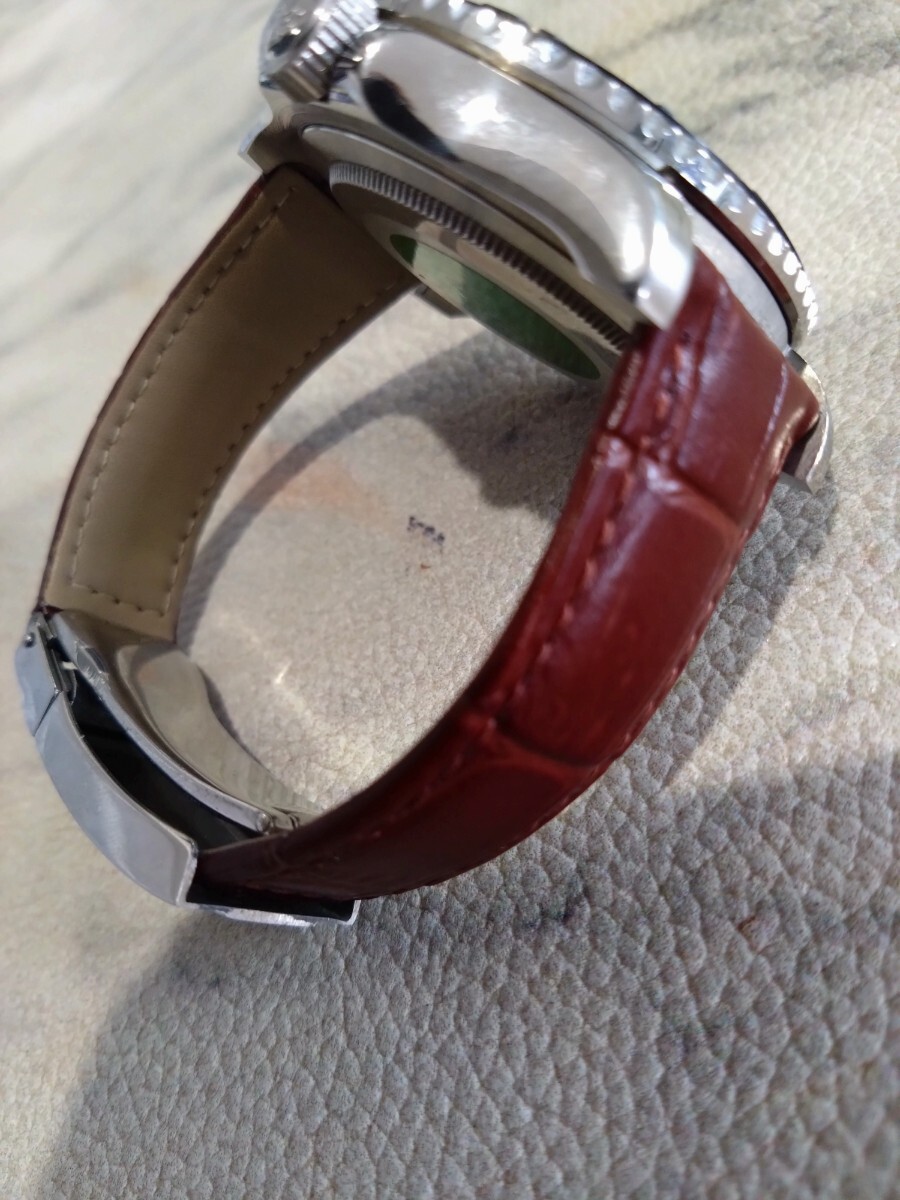 ロレックス対応 腕時計用レザーベルトの画像1