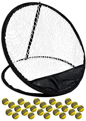 【お買い得品】 アプローチ ゴルフ ２５個 練習 ボール ｈｉｂｉｋｕｒａｓｕ GOLF セット ネット ｎｏｙｉｐｓ 折り畳みの画像1
