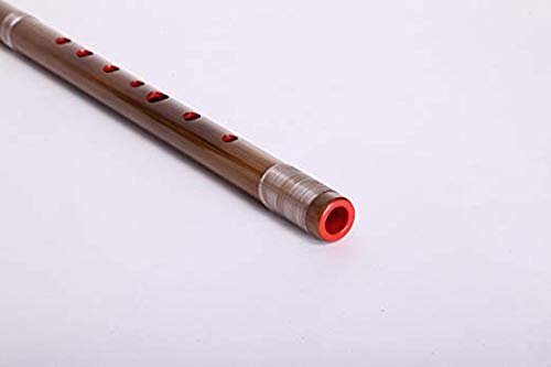 【お買い得品】 竹笛横笛 六本調子 7穴 伝統的な楽器 山本竹細工屋 （銀白紐巻き） 竹製篠笛の画像7