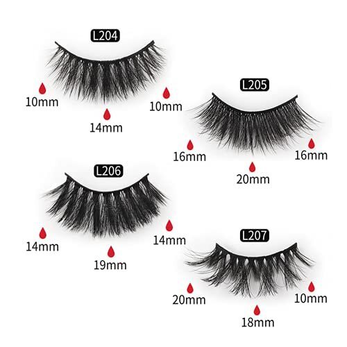 [ affordable goods ] (L201) SHIDISHANGPIN16 pair black eyelashes natural long multi re year soft eyelashes 3D thickness 