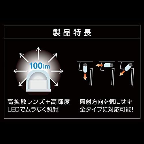 【特価】 100ｌｍ 5000K（上品な白色光） GIGA 車検対応 ライセンスランプ T10 LED ハイブリッド車・アイドリの画像3