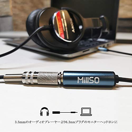 【おすすめ】 3．5ｍｍステレオミニプラグ変換ケーブル 1／8インチ 1／4インチｔｏ 6．3ｍｍ標準ジャック MｉｌｌSO ヘ_画像2