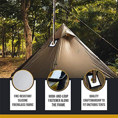 [ recommendation ] ( smoke . hole . guard ) waterproof 2 person for Black Orca light weight tent easy construction smoke . tent exclusive use guard OneTigr