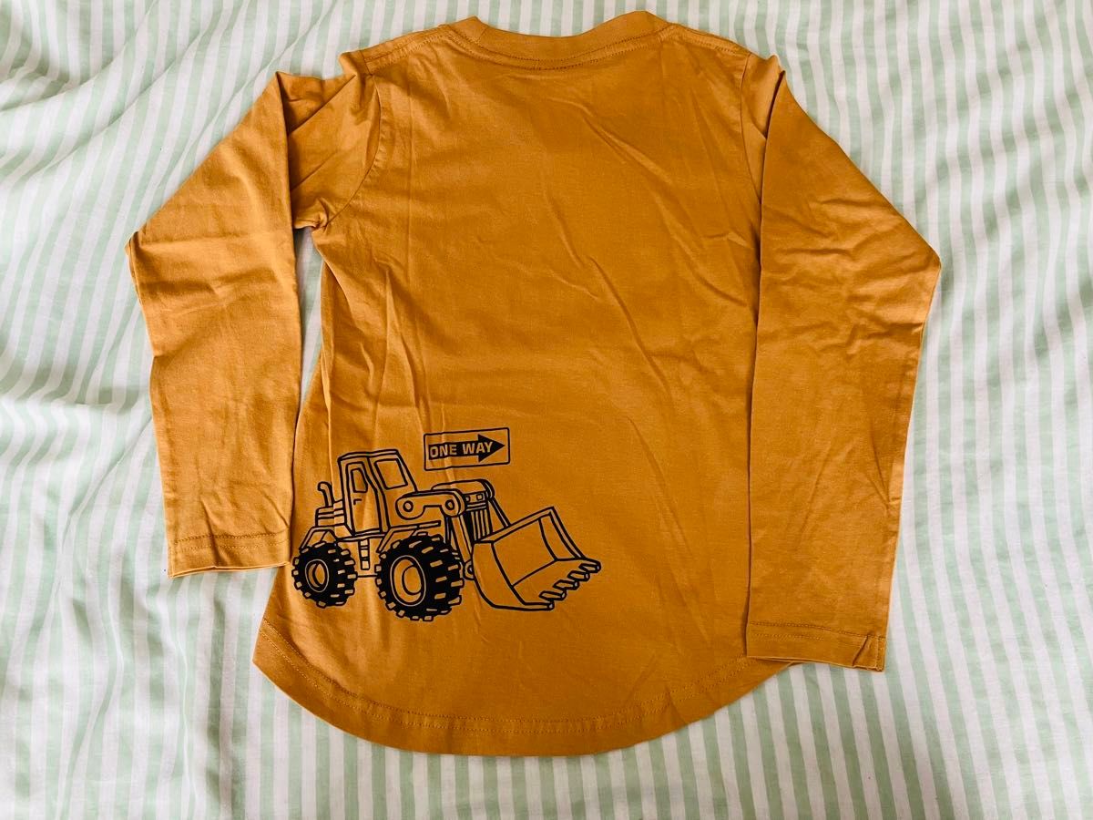 働く車　ロンＴ　130 長袖Tシャツ カットソー