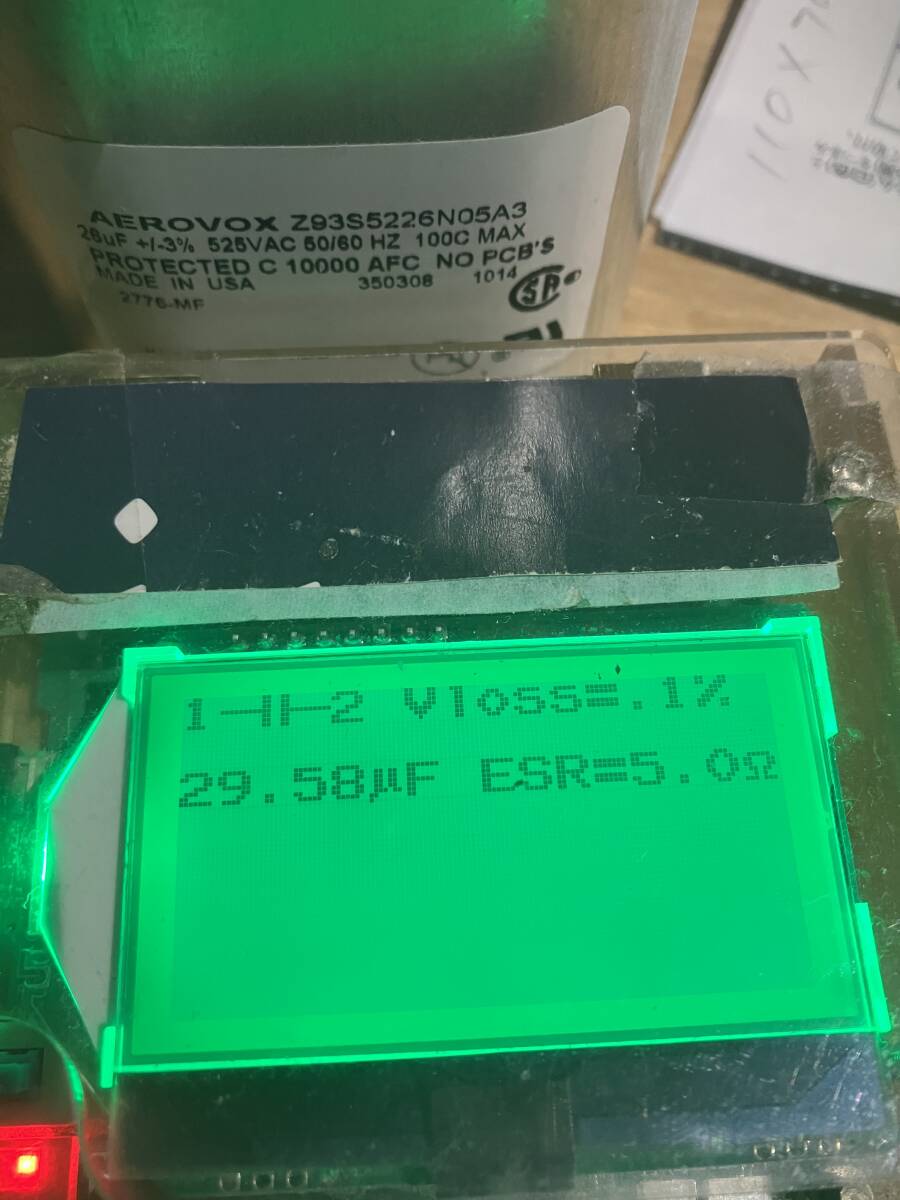 希少！アメリカ AEROVOX製 オイルコンデンサー 28μF 525VAC/780VDCペア_画像3