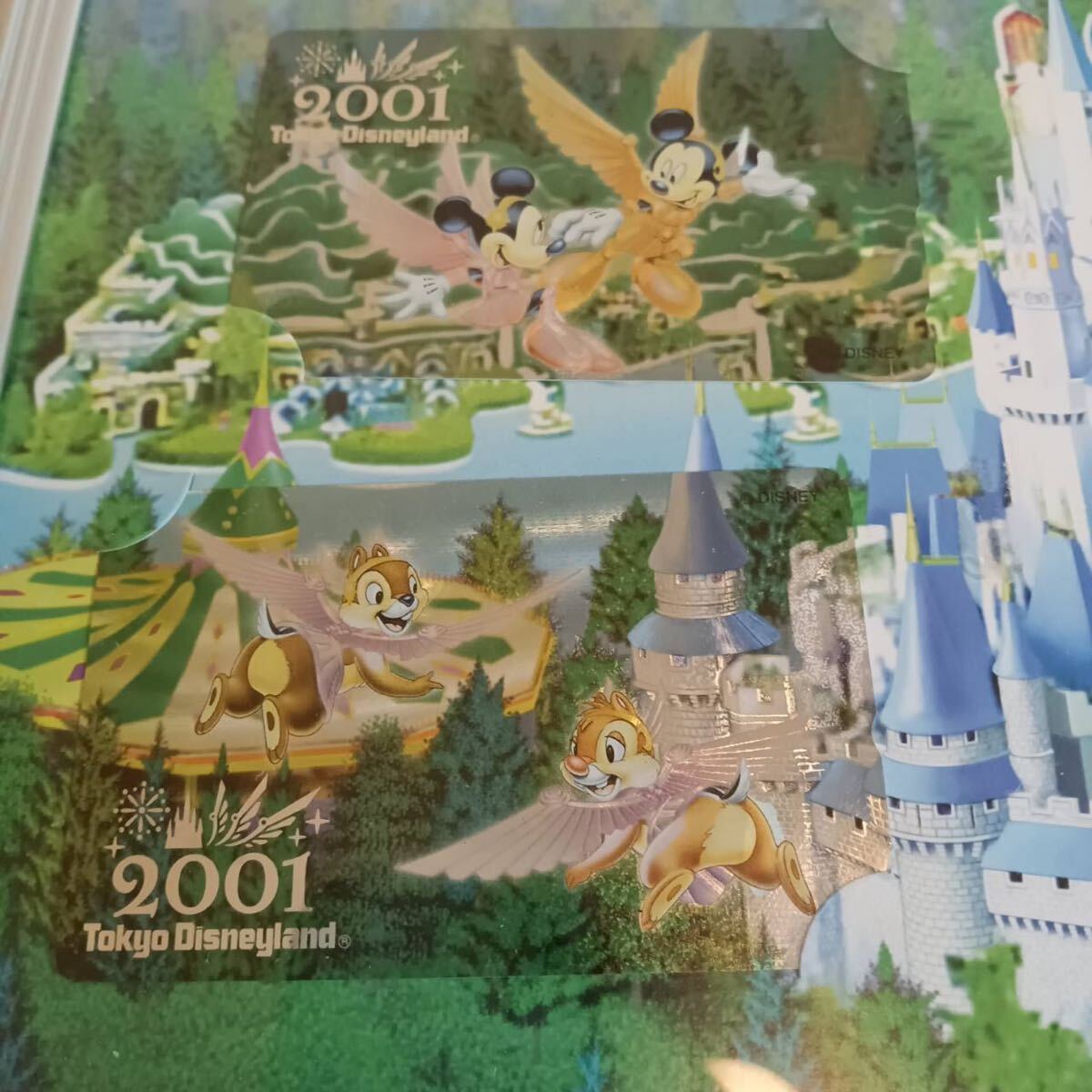 【1円〜】ディズニー Disney 絵 絵画 テレホンカード(50度数) 30枚 未使用 管理番号K33の画像4