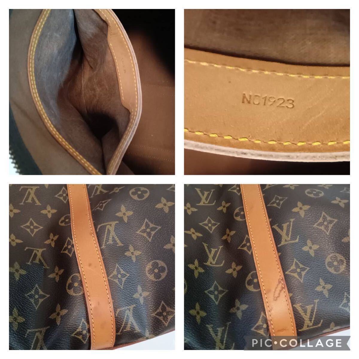 【1円〜】LOUIS VUITTON ルイヴィトン M41428 モノグラム キーポル45 ボストン ハンドバッグ　管理番号P37_画像9