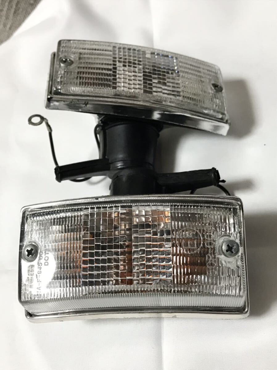 LML 4S 純正品 中古 4サイクル フロント ウィンカー 2S スターデラックス 125 150 200 鉄スクーター ベスパ VESPA PX 流用 左右セットの画像3