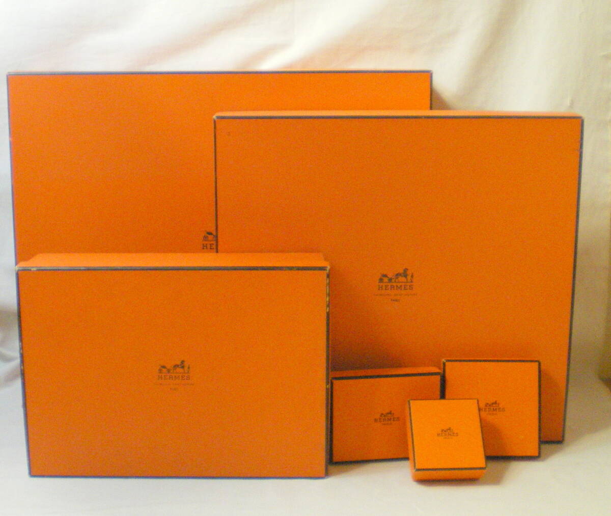 HERMES エルメス 空箱 まとめ 6点 空き箱 ボックス BOX オレンジの画像1