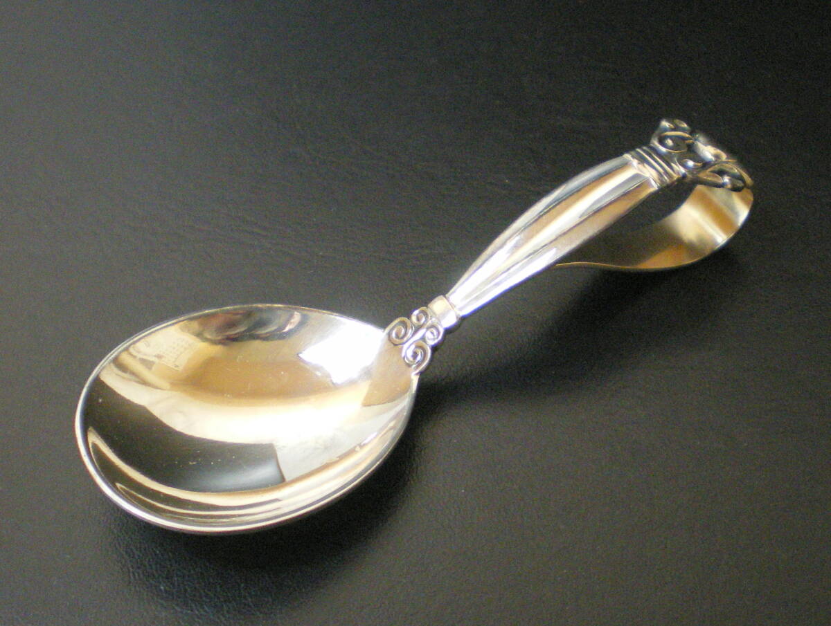 Georg Jensen ジョージジェンセン ベビースプーン シルバー925 カトラリー 約29.4ｇ_画像2