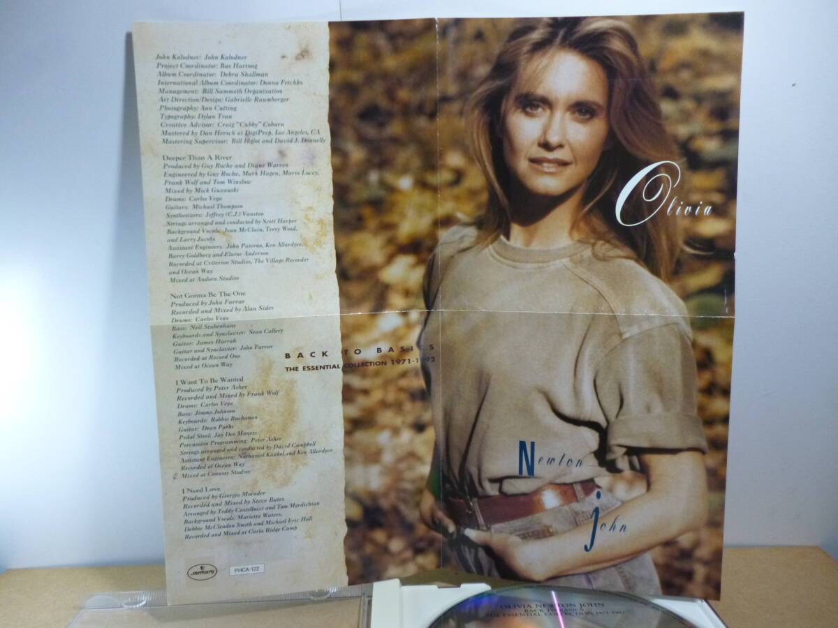 CD/オリビア・ニュートン・ジョン Olivia Newton-John/BACK TO BASICS/1971～1992/エッセンシャルコレクション/PHCA-122/マーキュリー/21曲の画像1