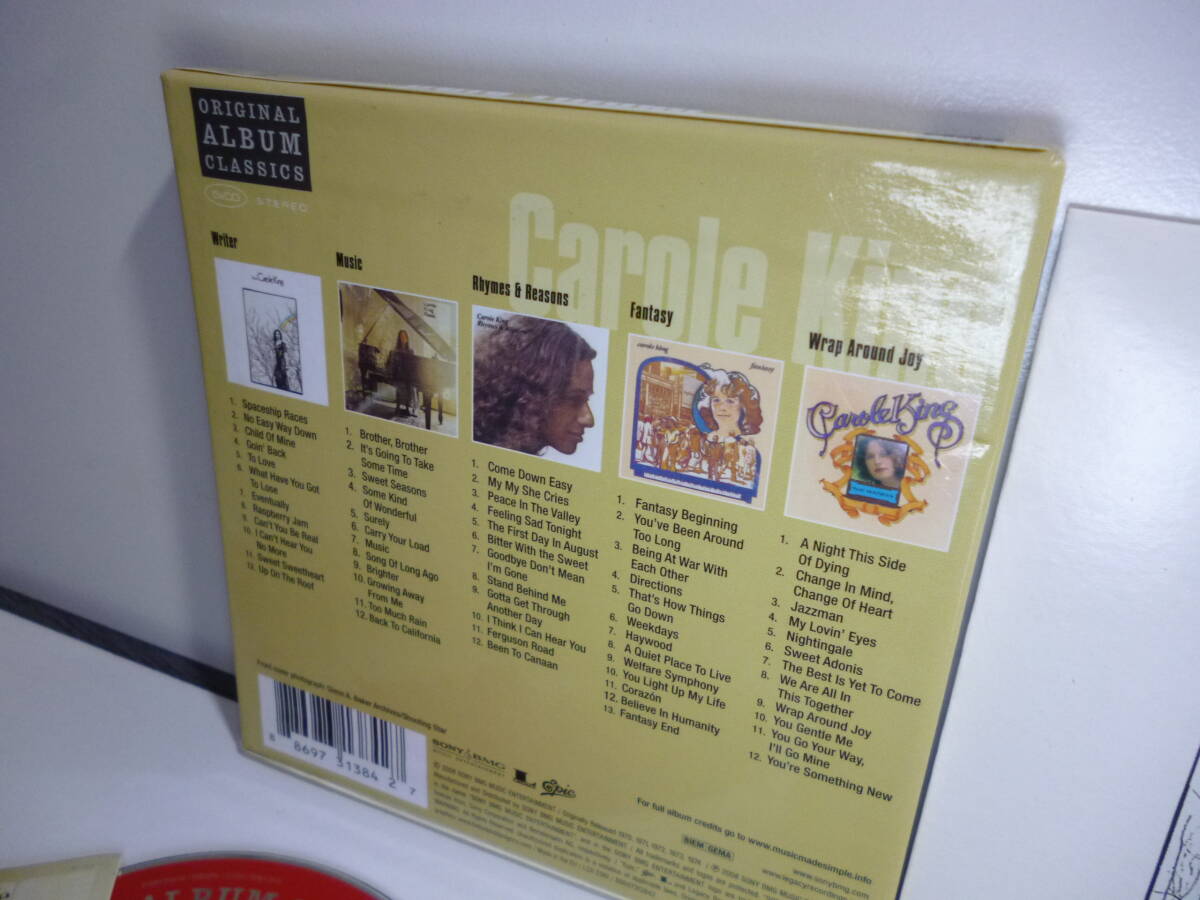 EU盤★CAROLE KING-Original Album Classics (5CD)EPIC/キャロルキング/オリジナル・アルバム・クラシックス・シリーズ /スリップ・ケースの画像3