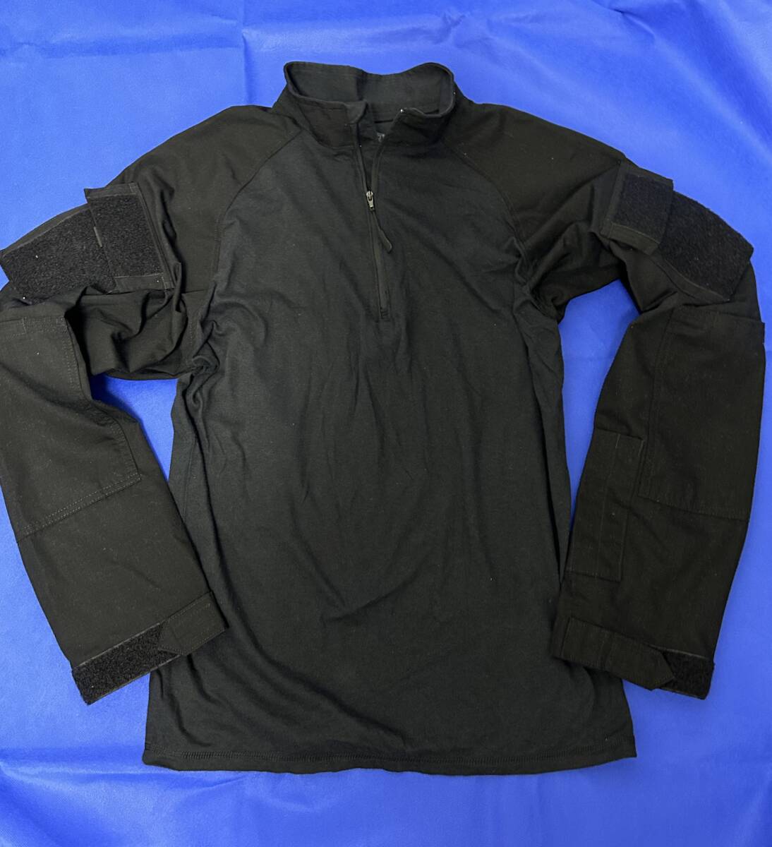 TRU-SPEC ”TRU” ジップ コンバットシャツ ブラック Mサイズの画像1