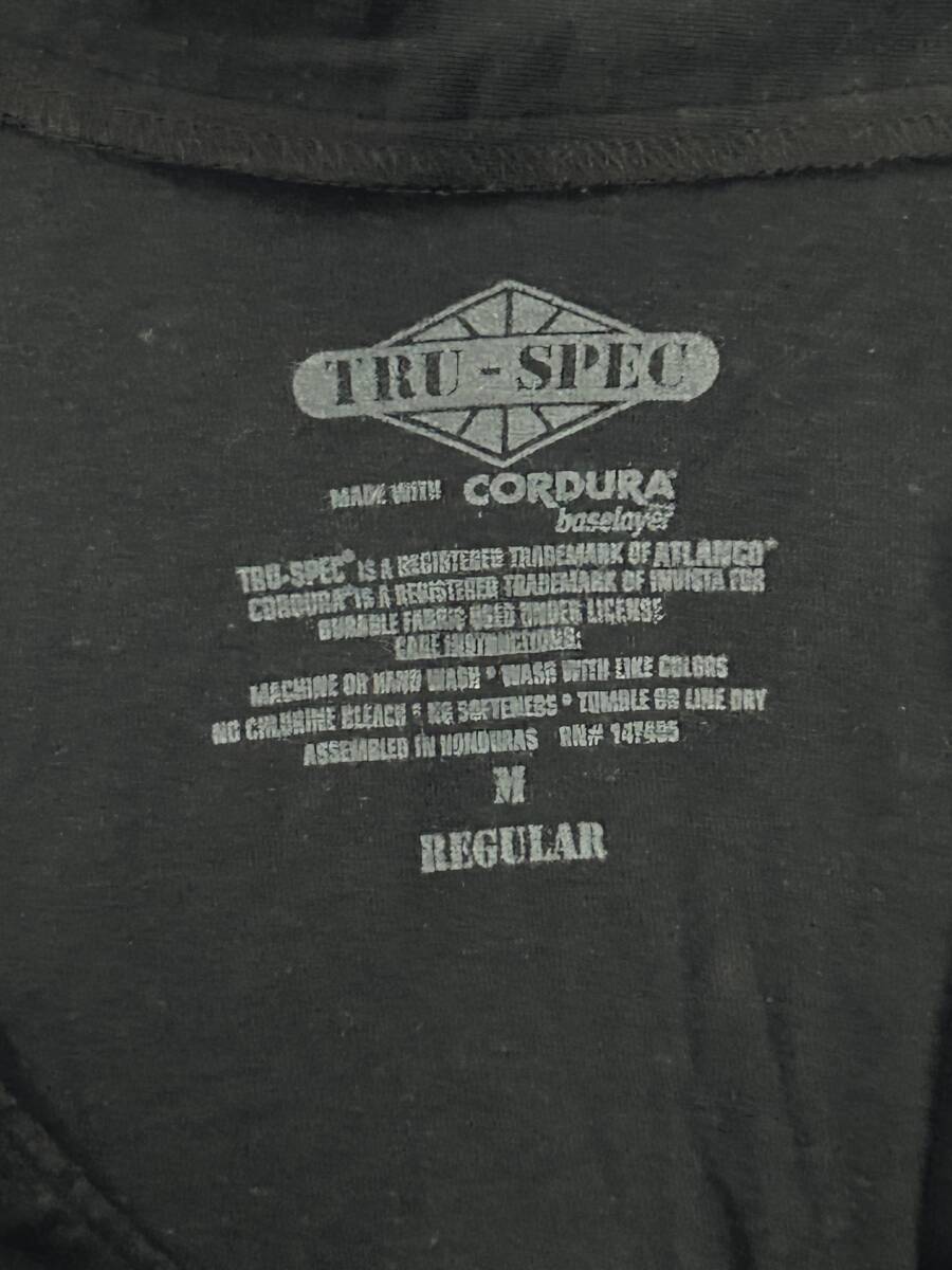 TRU-SPEC ”TRU” ジップ コンバットシャツ ブラック Mサイズの画像6