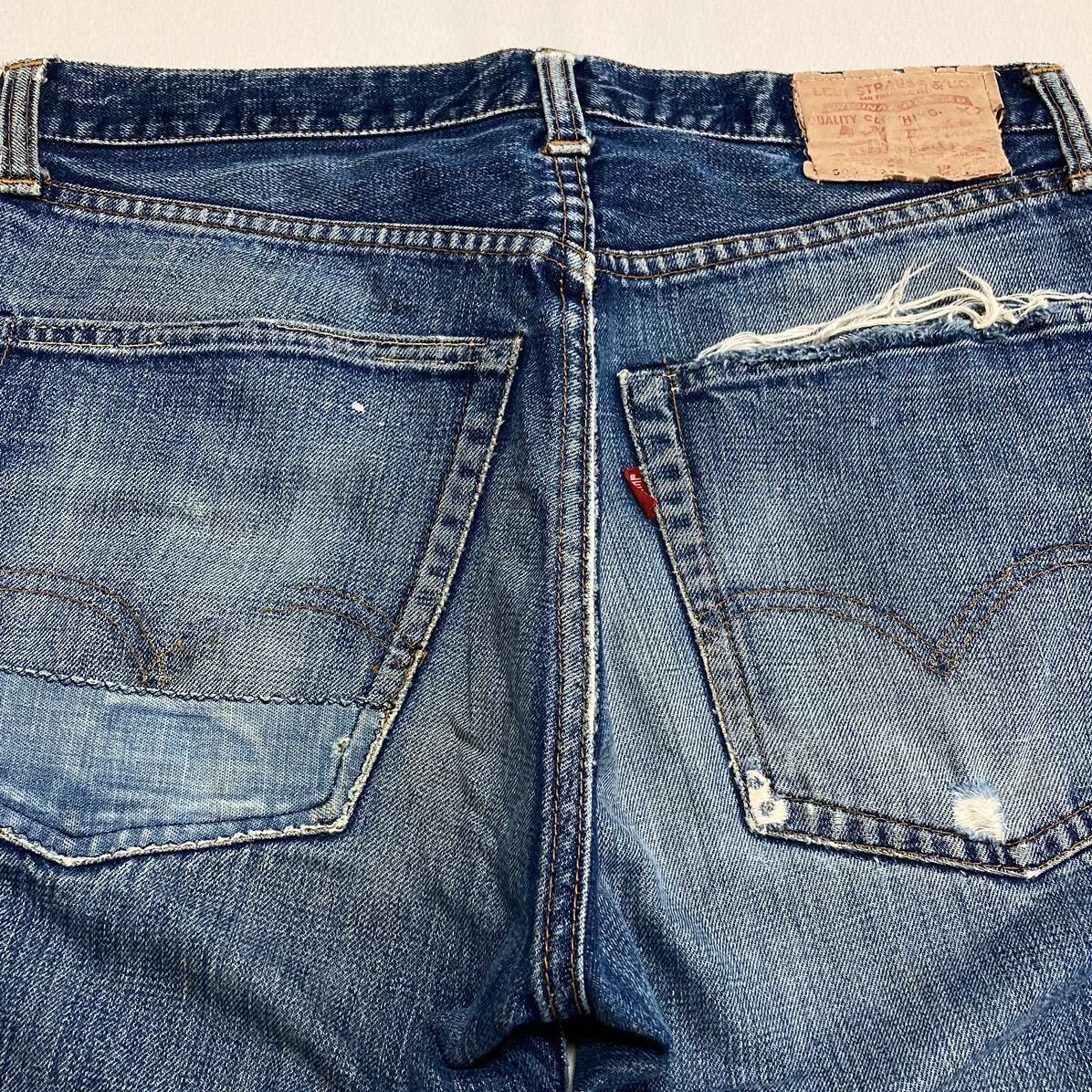 60s リーバイス 505 BIGE オリジナル ヴィンテージ (LEVIS 501XX 551ZXX 66前期 501 502 606 などお好きな方に)の画像8