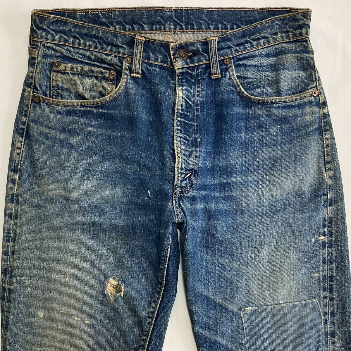 耳付き 60s〜 リーバイス 505 BIGE 66前期 オリジナル ヴィンテージ (LEVIS 501XX 551ZXX 501 502 606 などお好きな方に)の画像1