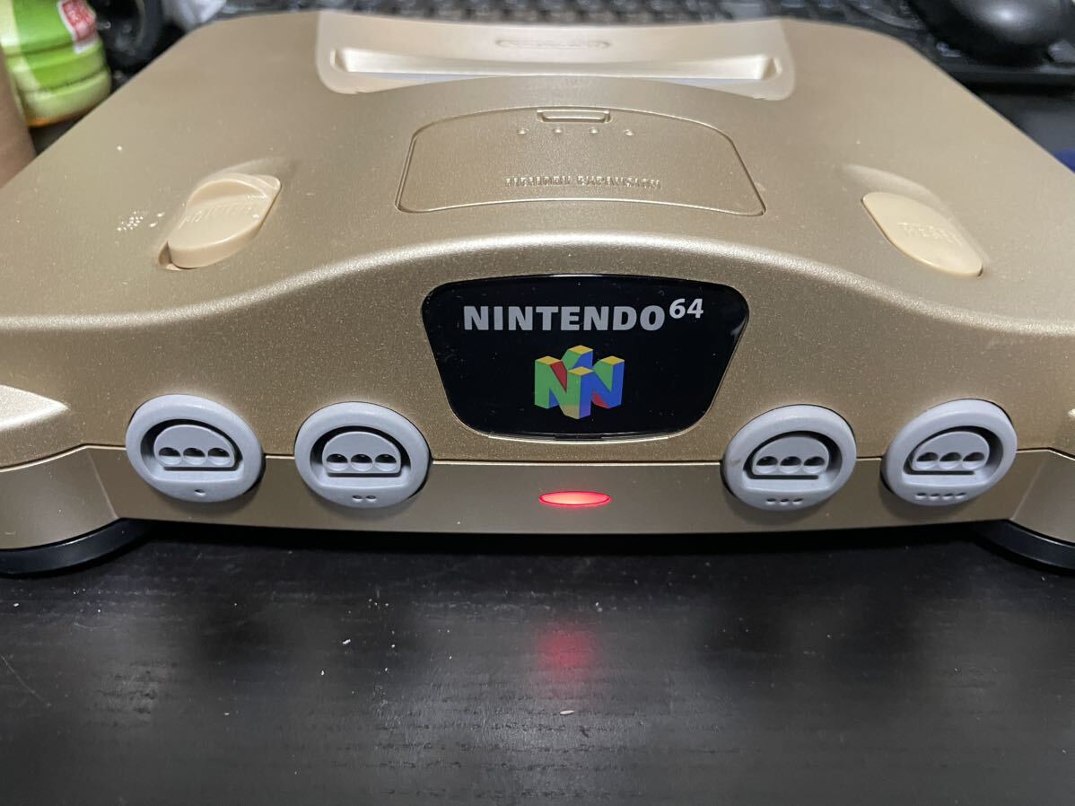 任天堂 Nintendo64 ゴールドモデル 本体電源コード説明書のみ 通電確認済み の画像2