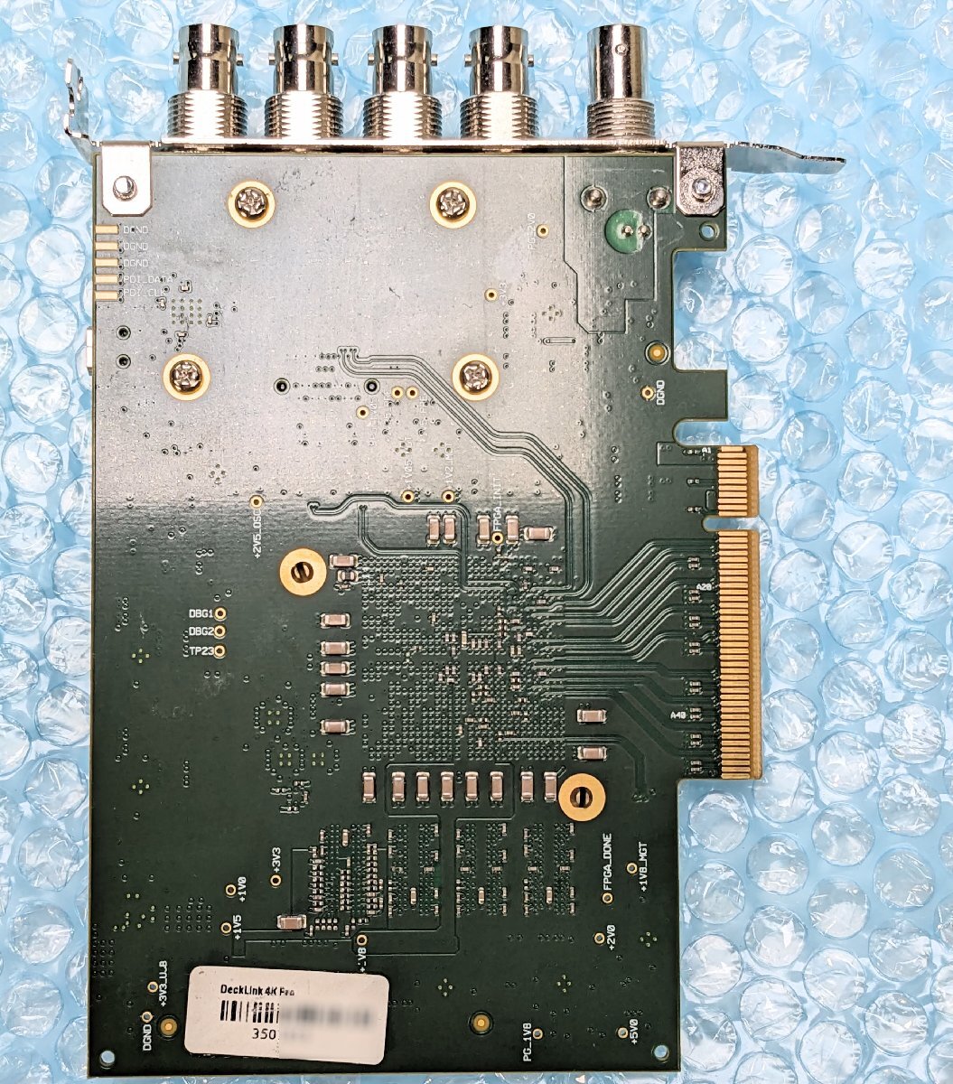 □Blackmagic Design Decklink 4K Pro 12G-SDI入出力 4Kキャプチャ・再生カード FAN難有動作品中古□の画像5