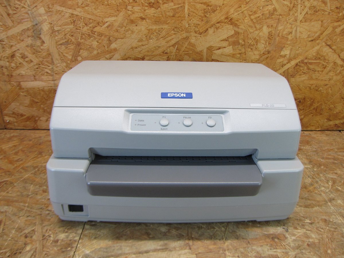 ◎【印刷確認済み】EPSON PLQ-20 ドットインパクトプリンター 取扱説明書付き 現状品◎Z1409の画像2