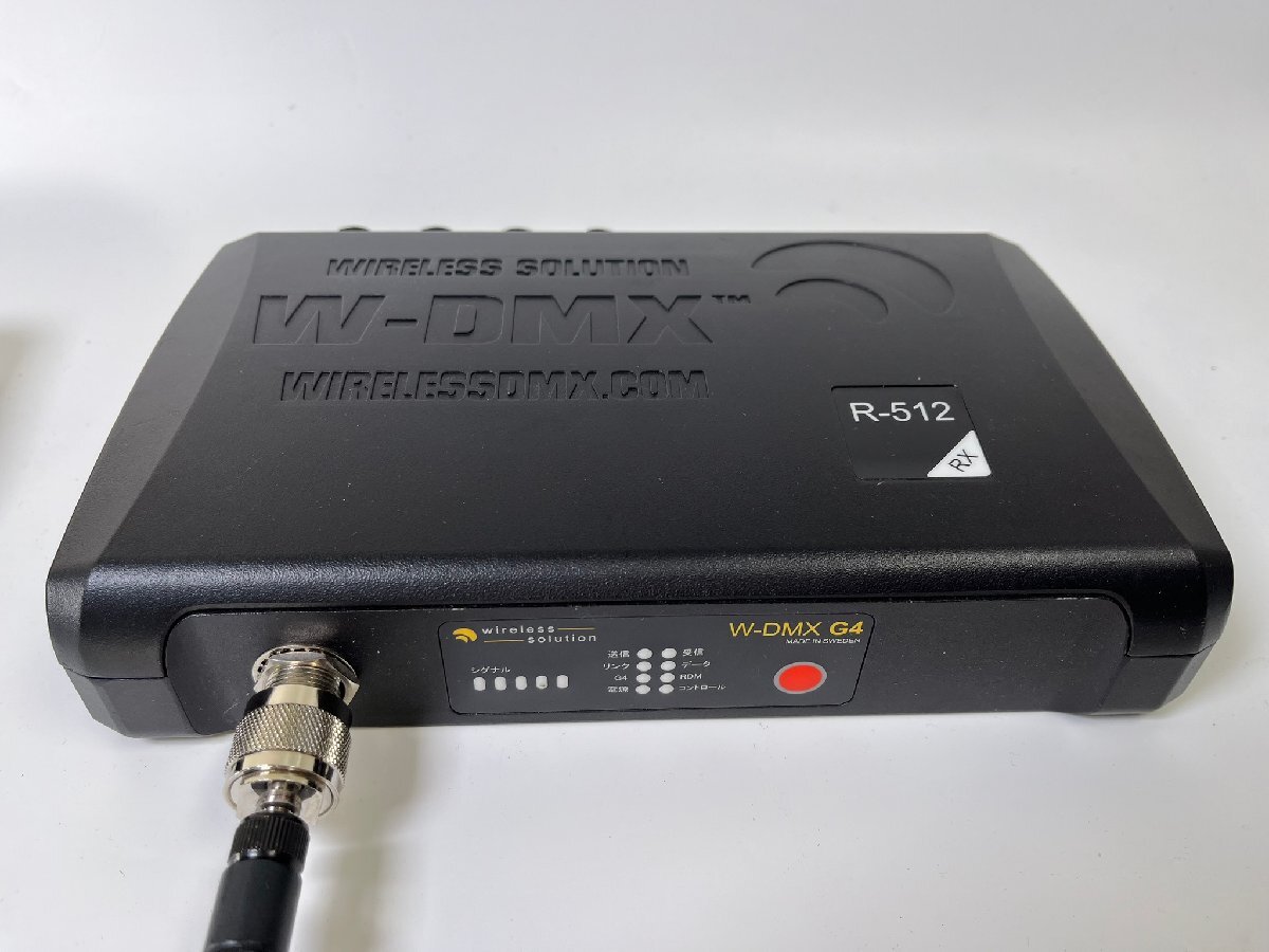 ●Wireless Solution ワイヤレスDMX W-DMX G4 R-512 / G4 F-2 ペア●の画像4