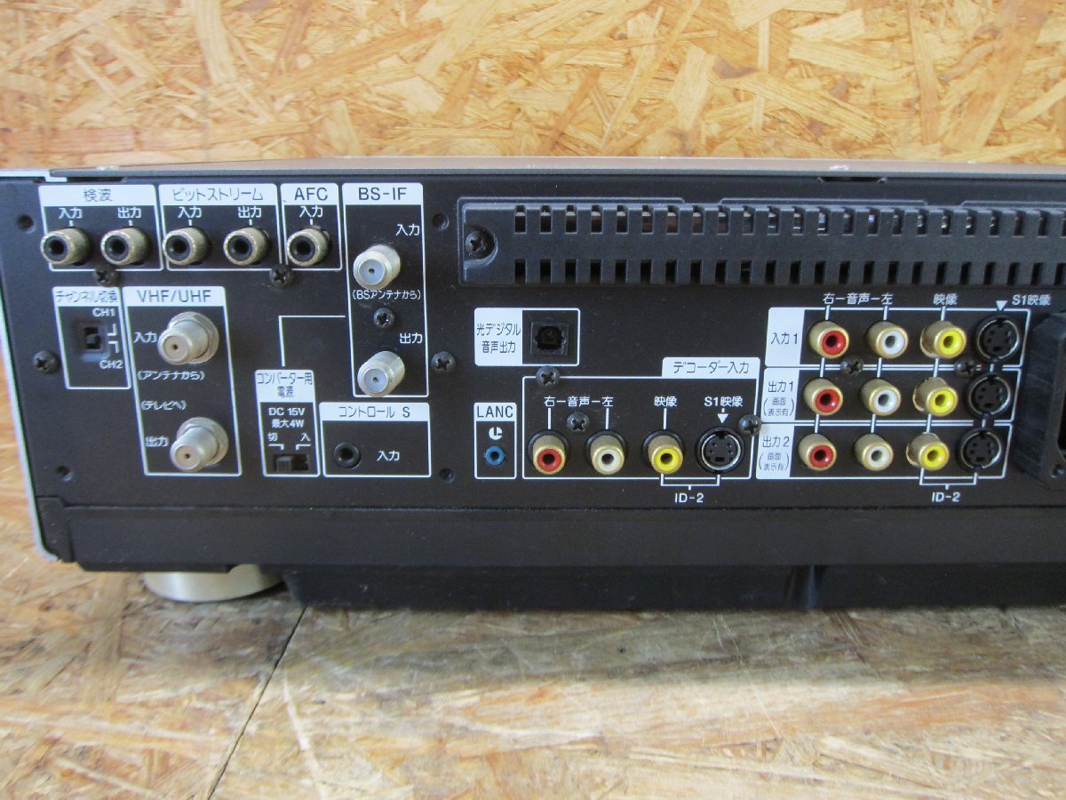 ◎ジャンク SONY DHR-1000 デジタルビデオカセットレコーダー miniDVデッキ 現状品◎V-613の画像6