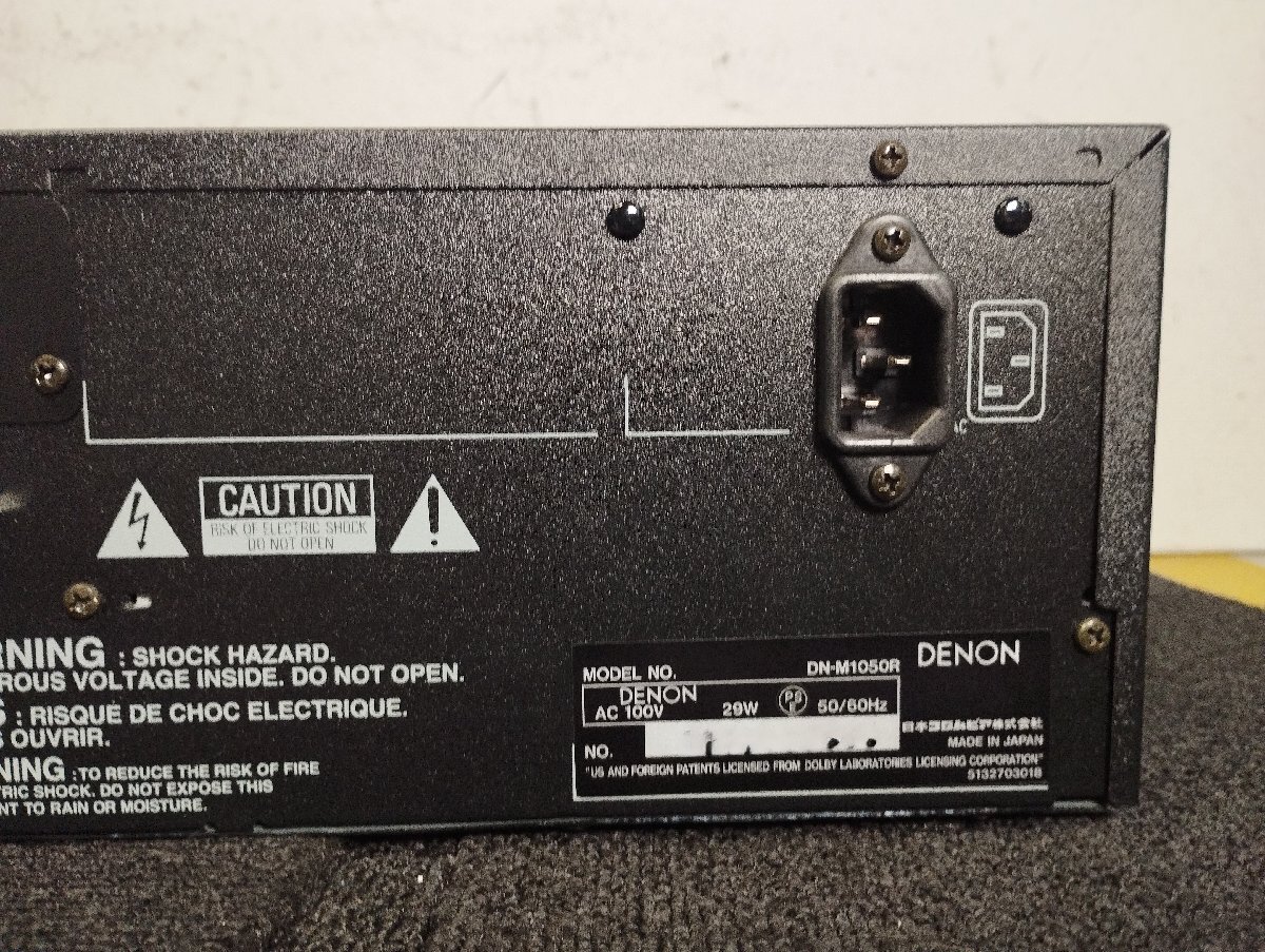 !DENON DN-M1050R Denon для бизнеса MD панель MD плеер /MD магнитофон рабочее состояние подтверждено * б/у!
