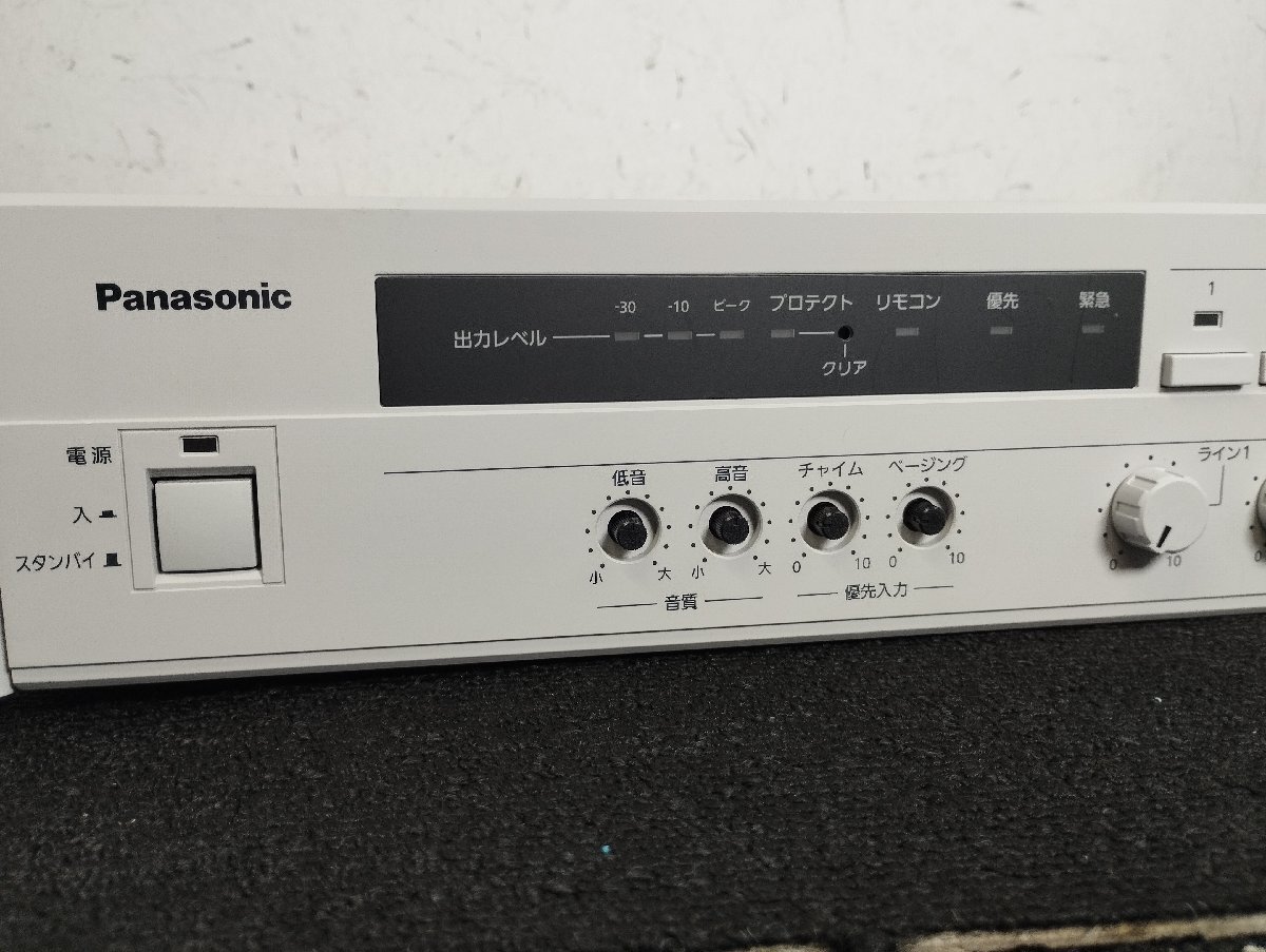 ♪Panasonic WA-HA121 卓上型デジタルアンプ 動作確認済・中古♪の画像2