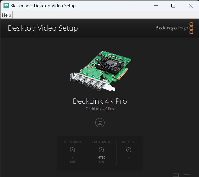 □Blackmagic Design Decklink 4K Pro 12G-SDI入出力 4Kキャプチャ・再生カード FAN難有動作品中古□の画像6