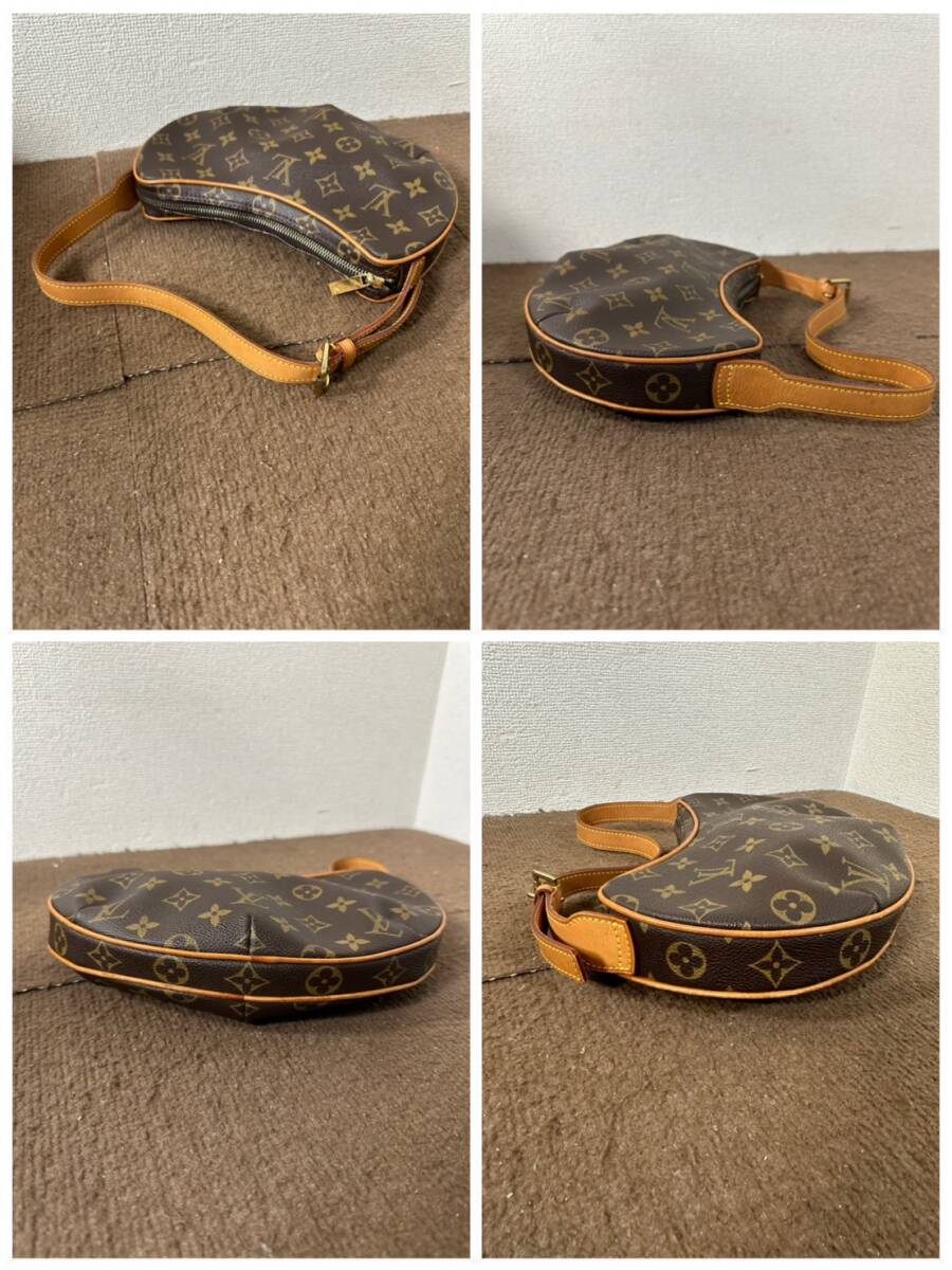 I【中古品】ルイヴィトン LOUIS VUITTON ポシェット クロワッサン M51510 ワンショルダー モノグラムの画像4