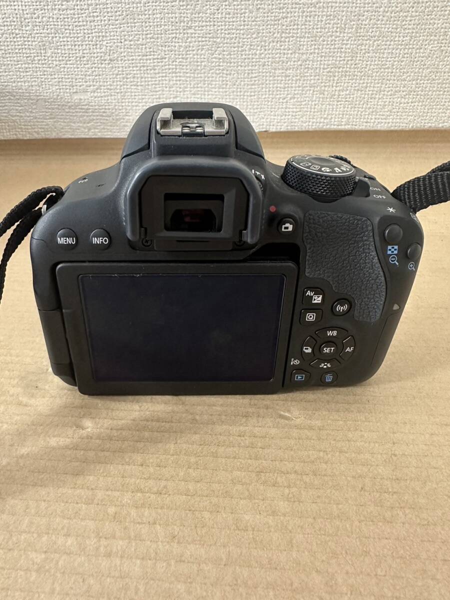 K【中古品】canon キャノン EOS kiss X9i ダブルズームレンズキット EF-S 55-250mm 18-55mm 通電動作確認済み 箱付 取扱説明書 保証書付 の画像6