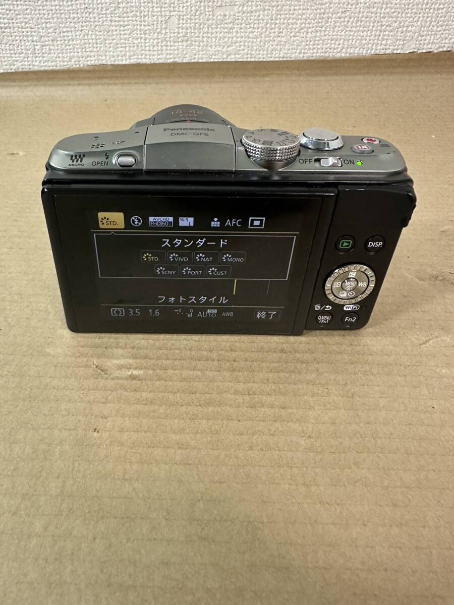 Y【中古品】Panasonic パナソニック LUMIX GF6 DMC-GF6 ミラーレス 一眼 ブラック 本体の画像5