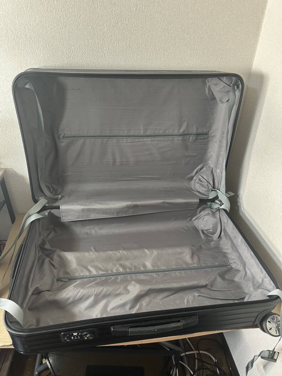 I【中古品】RIMOWA リモワ サルサ ブラック キャリーケース スーツケース 4輪 8717311101430 割れありの画像5