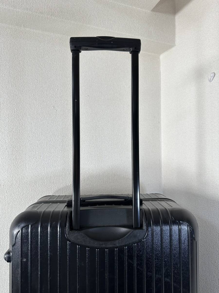 I【中古品】RIMOWA リモワ サルサ ブラック キャリーケース スーツケース 4輪 8717311101430 割れありの画像4