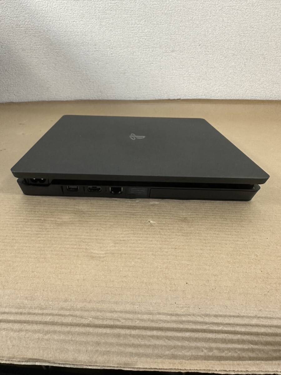 T【中古品】SONY PlayStation4 CUH-2200A 500GB ブラック コントローラー2個 コード 箱付 初期化済 通電動作確認済の画像5